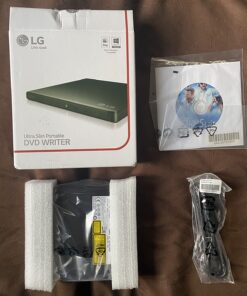 LG GP65NB60 8X USB 2.0 Super Multi Ultra Slim Portable DVD Writer Drive +/-RW External Drive with M-DISC Support - Black 39 71fIXLlkdyL