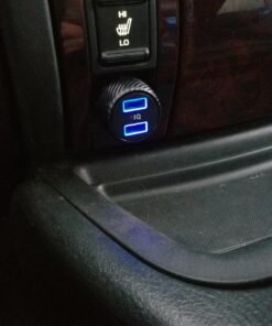 Anker 24W 4.8A Car Charger, 2-Port Ultra-Compact PowerDrive 2 Elite with PowerIQ Technology and LED for iPhone XS/Max/XR/X/8/7/6/Plus, iPad Pro/Air/Mini, Galaxy Note/S Series, LG, Nexus, HTC, and More Black 58 71fIXRgOOyL