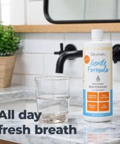 Oxyfresh Gentle Formula Unflavored Mouthwash – Perfect for Ultra Sensitive Gums & Teeth – No Mint, Zero Alcohol, Flavor Free – Fresh Breath. 16 oz. 13 71fIfkEwTL