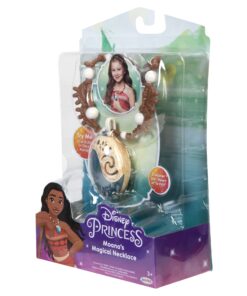 Disney Princess Disney Moana Necklace Light Up Magical Seashell Heart of Te Fiti 35 71fJF28jsuL