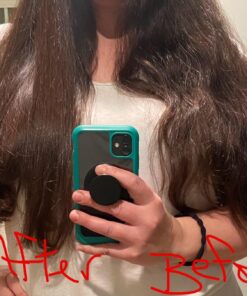 Hair Straightener Brush, TYMO Ring Hair Straightener Comb Straightening Brush for Women with 5 Temps 20s Fast Heating & Dual Voltage Black 51 71fJHgzw0gL