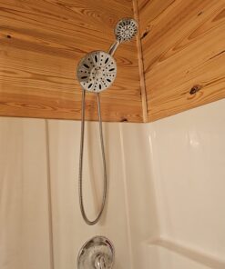 AquaDance 7" Premium High Pressure 3-Way Rainfall Combo Combines The Best of Both Worlds-Enjoy Luxurious Rain Showerhead and 6-Setting Hand Held Shower Separately or Together, Chrome 2.5 Gallon Per Minute 35 71fJta2w89L