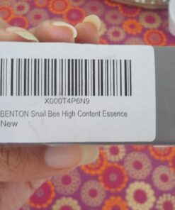 BENTON Snail Bee High Content Essence - Snail Secretion Filtrate & Bee Venom Contained Moisturizing Gel for Oily, Combination, Acne-Prone Skin - Dermatologically Tested, 2.02 fl. oz. 2.02 Fl Oz (Pack of 1) 49 71fKdzytsOL