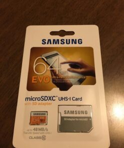 Samsung EVO 64GB 48/MB/s Micro SDXC Memory Card with Adapter up to (MB-MP64DA/AM) 38 71fLFeVb2UL