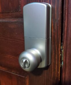 MiLocks TKK-02SN Tkk-Sn Digital Door Knob Lock with Electronic Keypad, Satin Nickel, Keypad, Keyless 31 71fM7jEHqNL