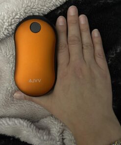 Hand Warmers Rechargeable, 10000mAh Electric Hand Warmer Power Bank with 3 Levels Double-Sided Heating, 15hrs Heat Portable Heater Gifts for Outdoors, Camping, Hiking, Skiing, Home Black 31 71fM8mgjXdL