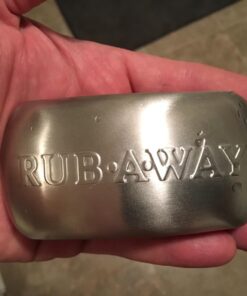 amco 8402 Rub-a-Way Bar Stainless Steel Odor Absorber, Single, Silver Original 40 71fMPtFk83L