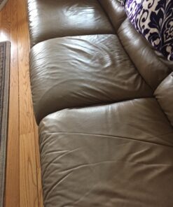 The Original Leather Recoloring Balm by Furniture Clinic - 16 Color Options - Leather Repair Kit for Furniture - Restore Couches, Car Seats, Clothing - Non-Toxic Leather Repair Cream (Beige) Beige 14 71fNBUL5DcL