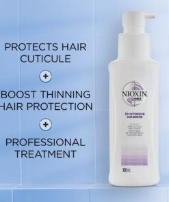 Nioxin 3D Intensive Hair Booster, Cuticle Protection Treatment for Progressed Thinning with Diameter Protection, 3.4 oz 10 71fNKmvlqSL
