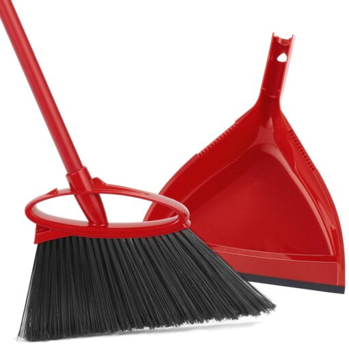 O-Cedar PowerCorner Angle Broom with Dustpan PowerCorner Angle Broom & Dust Pan