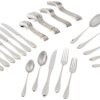 Gorham Studio 45-Piece Flatware Set, 6.30 LB, Metallic