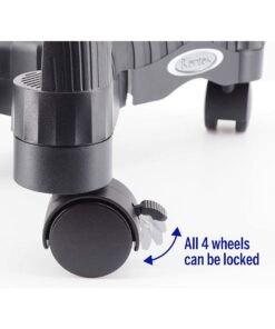 Kantek Mobile CPU Stand with Adjustable Width and Locking Casters, 16-Inch Wide x 7-Inch Deep x 4.8-Inch High (CS200B),Black 29 71fPv3EkWAL