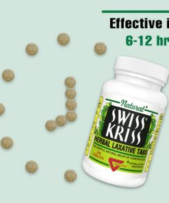 Swiss Kriss Herbal Laxative Tablets, Gentle & Natural Laxatives for Constipation Relief for Adults & Children Over Age 6, Works in 6-12 Hours, Senna Laxative, 250 Tablets Total 250 Count (Pack of 1) 19 71fQ2x09kbL