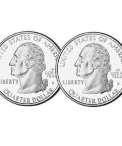 Fancy Pants FunTime Double Headed Quarter Coin Magic Trick Silver Quarter - Double Headed