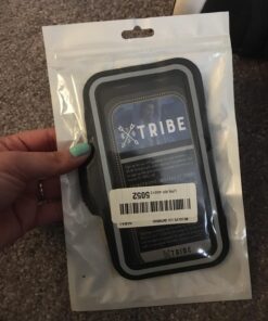 TRIBE Water Resistant Cell Phone Armband Case Running Holder for iPhone Pro Max Plus Mini SE (13/12/11/X/XS/XR/8/7/6/5) Galaxy S Ultra Plus Edge Note (21/20/10/9/8/7/6/5) Adjustable Strap & Key Pocket Black S: iPhone Mini/8/7/6/5/4/3/SE/Galaxy Mini 45 71fQX7WEbBL