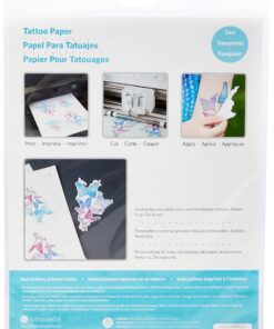 Silhouette America, Inc Temporary Tattoo Paper, 8.5x11 Inches, Basic 22 71fQemGfAXL