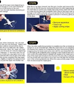 Rain-X 600001 Windshield Repair Kit - Quick And Easy Durable Resin Based Kit for Chips and Cracks, Good For Round Damage Below 1" In Diameter And Cracks Smaller Than 12" In Length, BLUE,YELLOW Pack of 1 Clear 39 71fQmIyLpVL
