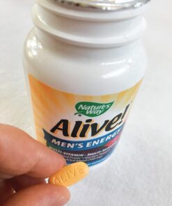 Nature’s Way Alive! Men’s Energy Complete Multivitamin, High Potency B-Vitamins, 50 Tablets 50 Count (Pack of 1) 27 71fQqy9q9pL