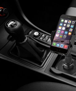 Macally Cup Phone Holder for Car Mount for Apple iPhone 11 Pro Max XS XS Max XR X 8 8+ 7 7 Plus 6s 6 5s SE, Samsung Galaxy S10 Plus S9 S8 Note, LG, Nexus, Google Pixel 3, Motorola, Smartphone (MCUP),Black 30 71fRr69l1eL