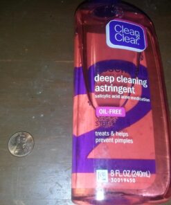 Clean & Clear Essentials Oil-Free Deep Cleaning Face Astringent with 2% Salicylic Acid Acne Medication for All Skin Types, Facial Astringent to Treat & Help Prevent Pimples, 8 fl. oz 29 71fTFkT4QJL 2