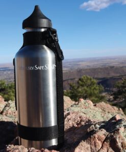 New Wave Enviro 40oz Stainless Steel Water Bottle with Strap 24 71fUIGokfOL