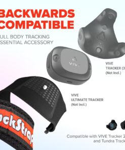 Alternative view of Rebuff Reality Trackstraps for Vive Ultimate Tracker, Vive Tracker, Tundra Tracker – Empower Full Body Tracking in VR Chat, Dance Dash, and Other FBT apps