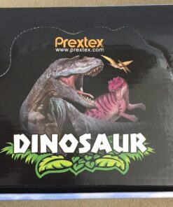 PREXTEX Dinosaur Figures for Kids 3-5+ (12 Plastic Dinosaurs Figurines with Educational Dinosaur Book) Dinosaur Toys Set for Toddlers Learning & Development (Boys & Girls) Dino Book with Dino Figures 49 71fVpiNuqL