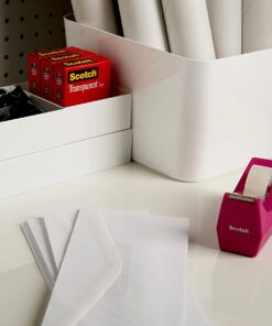 Scotch Brand Transparent Tape, Engineered for Office and Home Use, 3/4 x 2592 Inches, 3 Inch Core, Boxed, 2 Rolls (600-2P34-72),Clear 1 432 Foot (Pack of 1) 13 71fWgp4VF3S