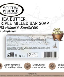 South Of France Natural Bar Soap, Shea Butter, 6 Ounce (Pack of 2) 8 71fWrSzArzL
