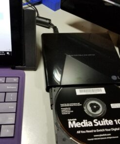 LG GP65NB60 8X USB 2.0 Super Multi Ultra Slim Portable DVD Writer Drive +/-RW External Drive with M-DISC Support - Black 47 71fWxf1pKfL