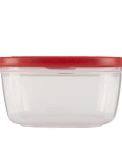 Alternative view of Rubbermaid Easy Find Lids Food Storage Container, 5 Cup, Racer Red