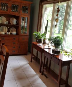 Leick Home Favorite Finds Mission, 10 in x 30 in x 28 in, Russet/Blackened Console Table 34 71fXxNVpSL