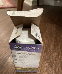 Women’s Prenatal Multivitamin with Vitamin D3, B6, B12, C & Iron, Folate for Energy & Healthy Fetal Development – Garden of Life Organics – Organic, Non-GMO, Gluten-Free, Vegan, 30 Day Supply 90 Count (Pack of 1) 29 71fZbb6PvfL