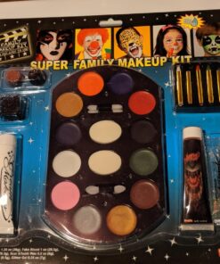 Kangaroo Halloween Super Family Makeup Kit: Professional SFX Face & Body Paint for Zombie Cosplay, Injuries, & Blood Effects 78 71fZnM7jeTL 1