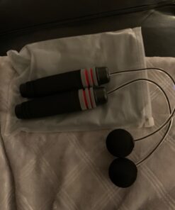 Benvo Weighted Ropeless Jump Rope Cordless Speed Rope Skipping Rope for Double Unders, Exercise, WOD, Boxing, MMA Beachbody Training Fitness- Updated Version Red 31 71faVwxc5ZL