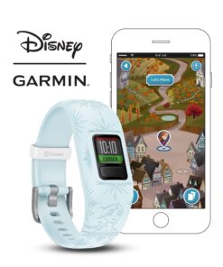 Garmin 010-01909-38 Vivofit Jr. 2, Kids Fitness/Activity Tracker, 1-Year Battery Life, Adjustable Band, Disney Frozen 2, Elsa, Light Blue Disney Frozen 2 - Elsa Disney Frozen 2 - New 10 71fbKhiiVYL