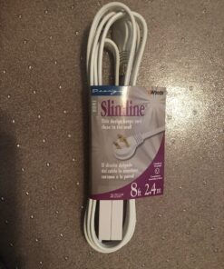 Woods SlimLine 2241 16/3 Flat Plug Indoor Extension Cord 8-Foot 3 Outlets Right Angled Plug Space Saving Design UL Listed 8 Foot (Pack of 1) 39 71fbXejwpDL
