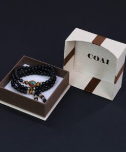 COAI Black Obsidian Stone Bracelet Necklace Mala Beads 108 Tiger Eye 28 71fcBiw3wFL