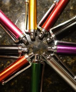 Sty-HD 9 pcs Rainbow of Colors Capacitive Stylus/Styli Touch Screen Cellphone Tablet Pen for iPhone 4 4s 3 3Gs iPod Touch iPad 2 Motorola Xoom, Samsung Galaxy, BlackBerry Playbook AMM0101US, Barnes and Noble Nook Color, Droid Bionic Fashionista 45 71fcHaLUFJL