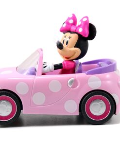 Disney Junior Minnie Mouse Roadster RC Car with Polka Dots, 27 MHz, Pink with White Polka Dots, Standard (97161) 17 71fcqbjjiL