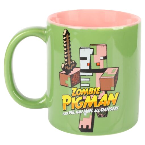 JINX Minecraft Zombie Pigman Ceramic Mug, 11 ounces