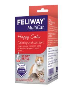 FELIWAY MultiCat Calming Pheromone, 30 Day Refill - 1 Pack 20 71fdW6C1myL