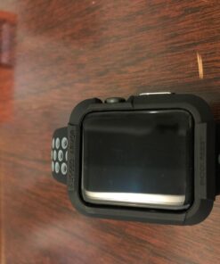 Spigen Rugged Armor Designed for Apple Watch Case for 42mm Series 3/Series 2/1/Original (2015) - Black 65 71fdpdP8MiL