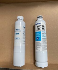 GLACIER FRESH DA29-00020B Refrigerator Water Filter Compatible with Samsung DA29-00020A/B, DA29-00020B-1, HAF-CIN/EXP, 46-9101, RF4267HARS For French Door Fridge Kitchen (3 PACK) Standard 3 Count (Pack of 1) 35 71feXhucncL
