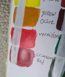 Castle Art Supplies 12 x 12ml Acrylic Paint Set | Value Beginner Set for Starters or Adult Artists | Quality Intense Colors | Smooth to Use on Range of Surfaces | In Neat Presentation Box 12 Count (Pack of 1) 30 71febb5lX3L