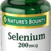 Nature's Bounty Selenium, Supports Prostate and Immune System Health, 200 mcg, 100 Tablets (Pack of 3) See Label 100 Count (Pack of 1) 39 71ffBI jZZL