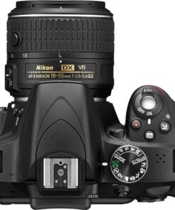 Nikon D3300 24.2 MP CMOS Digital SLR with Auto Focus-S DX Nikkor 18-55mm f/3.5-5.6G VR II Zoom Lens (Black) Black w/ 18-55mm Base 53 71ffeaSUmtL