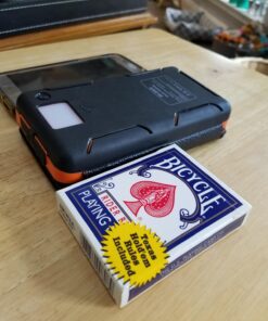 Hiluckey Solar Charger 25000mAh, Outdoor USB C Portable Power Bank with 4 Solar Panels, 3A Fast Charge External Battery Pack with 3 USB Outputs Compatible with Smartphones, Tablets, etc. Orange 45 71ffhl0WUjL