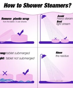 Shower Steamers, Shower Bombs Aromatherapy Relaxing Gift for Women, 8Pcs Essential Oil Bath Bomb Scent Steamer Fizzies for Mom Female Friends Christmas Valentines Mothers Day Ideas Set 32 71fg qNhvPL