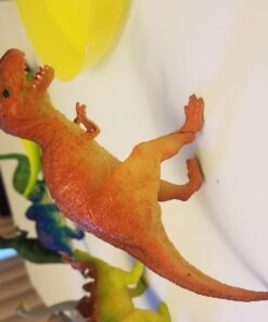 Fun Central 12 Pieces - Jumbo Plastic Dinosaur Figures in Bulk Party Favors for Kids and Toddlers - Assorted Designs 30 71fgyMwTIrL